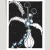 Ferns and Ivy Vase Art Print - Image 3