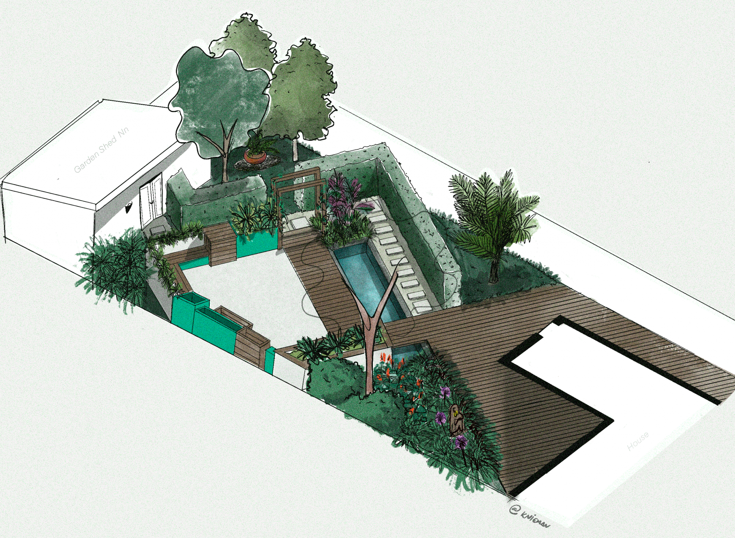 Read more about the article Modern Small Back Garden Design