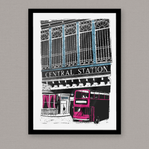 Glasgow Central Station Art Print