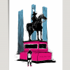 Glasgow Duke of Wellington statue Art Print - Image 7