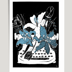 Vintage Typewriter Art Print