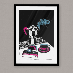Moka Coffee Pot  Art Print