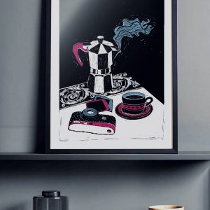 Moka Coffee Pot  Art Print