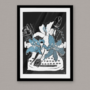 Vintage Typewriter Art Print