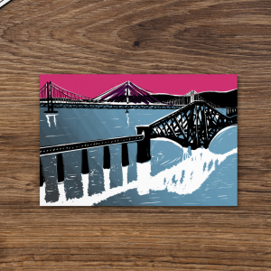 Forth Bridges Postcard