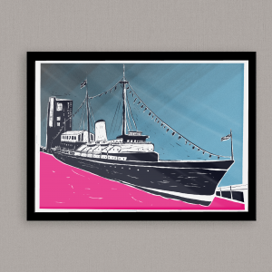 The Royal Yacht Britannia Poster