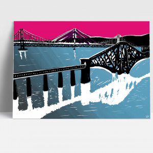 Forth Bridges Postcard