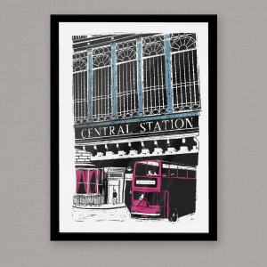 Glasgow Station Poster