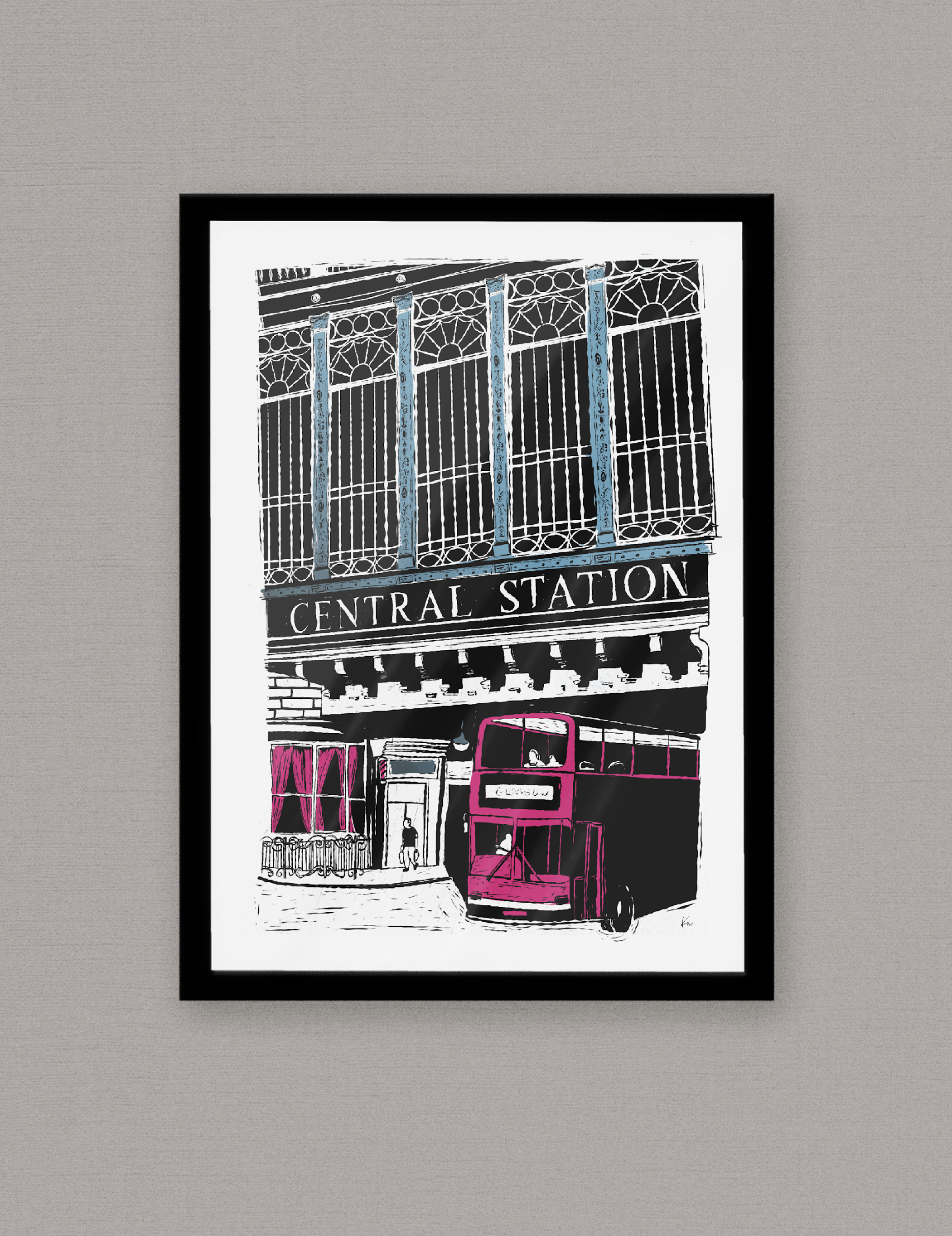 Glasgow Station Poster - Image 3