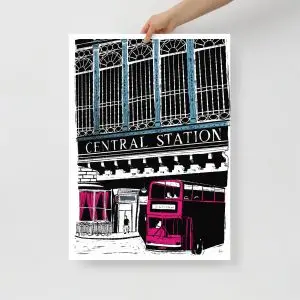 Glasgow Station Poster