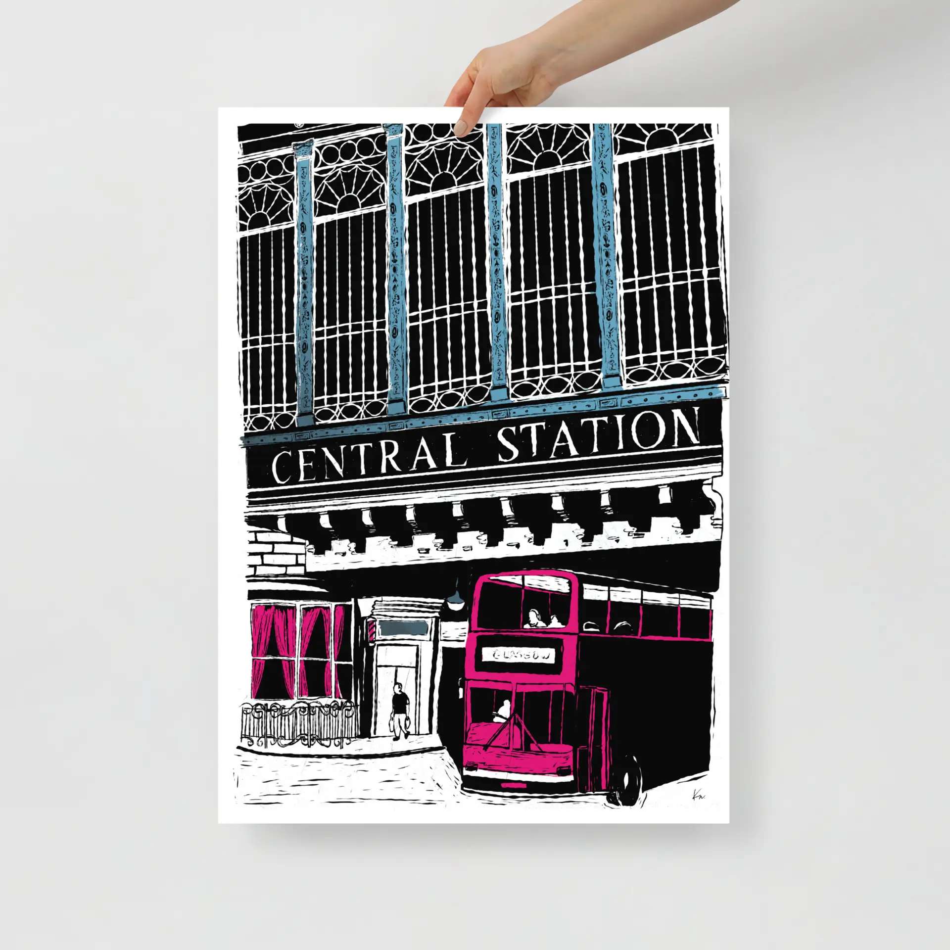 Glasgow Station Poster - Image 2