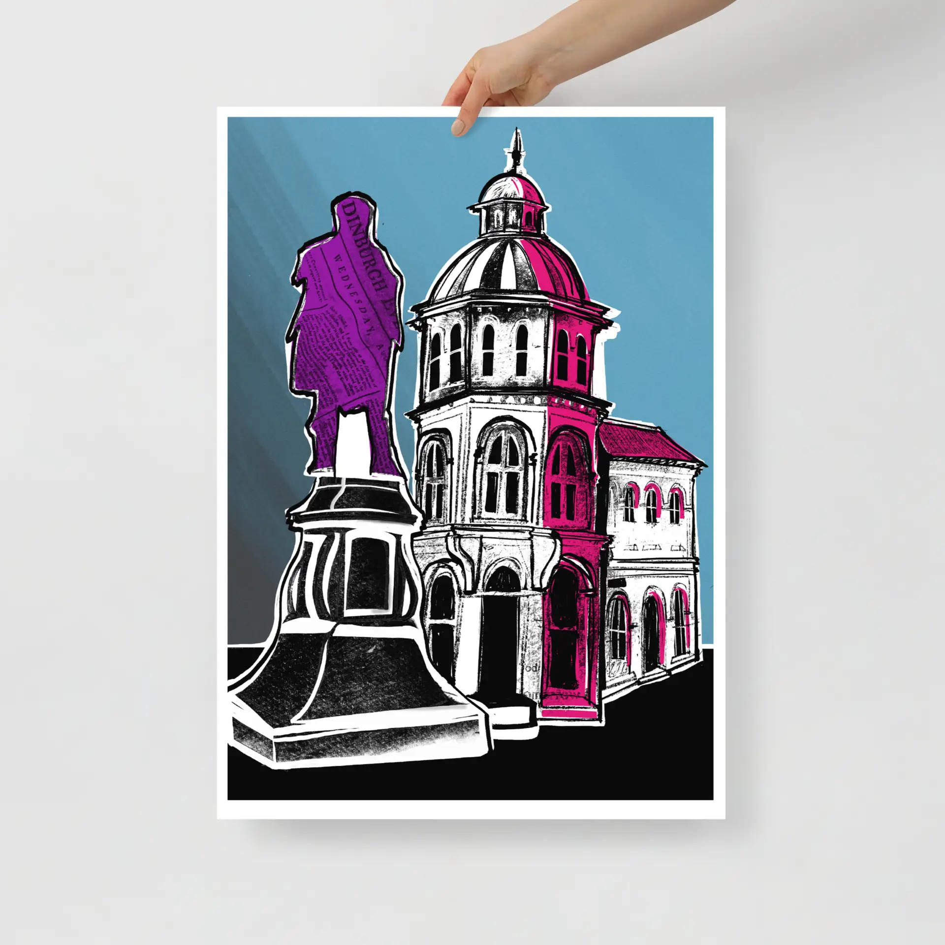 Robert Burns Statue Poster - Image 2