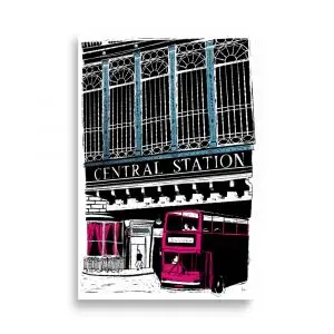 Glasgow Station Poster
