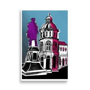 Robert Burns Statue Poster