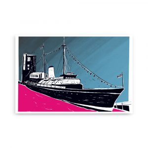 The Royal Yacht Britannia Poster