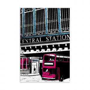 Glasgow Station Postcard